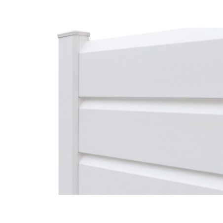 Base Poste Ángulo Pvc Cléa Blanco