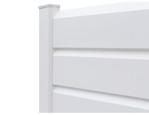 Base Poste Ángulo Pvc Cléa Blanco