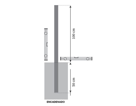 Tubo Cimentación Cléa Galvanizado