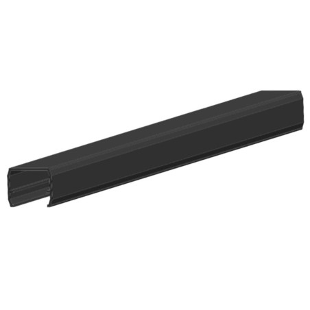 Tapa Perfil Ranura Pvc Cléa Antracita