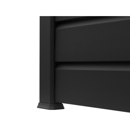 Tapa Perfil Ranura Pvc Cléa Antracita