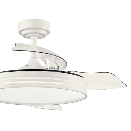 Ventilador De Techo Con Luz Anemoi Blanco