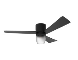 Ventilador De Techo Con Luz Bayamo Negro