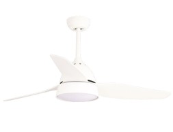 Ventilador De Techo Con Luz Brisa Blanco