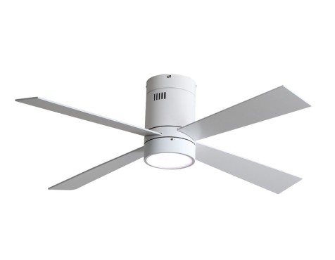 Ventilador De Techo Con Luz Buster Blanco
