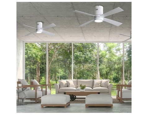 Ventilador De Sostre Amb Llum Buster Blanc