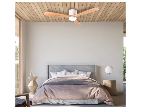 Ventilador De Techo Con Luz Celestine Madera