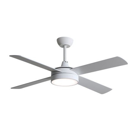 Ventilador De Techo Con Luz Diablo Blanco