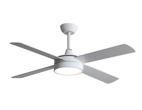 Ventilador De Techo Con Luz Diablo Blanco