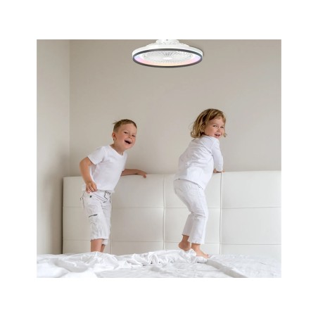 Ventilador De Sostre Amb Llum Elisi Blanc