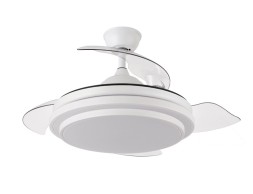 Ventilador De Techo Con Luz Eolos Blanc