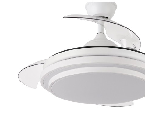 Ventilador De Sostre Amb Llum Eolos Blanc