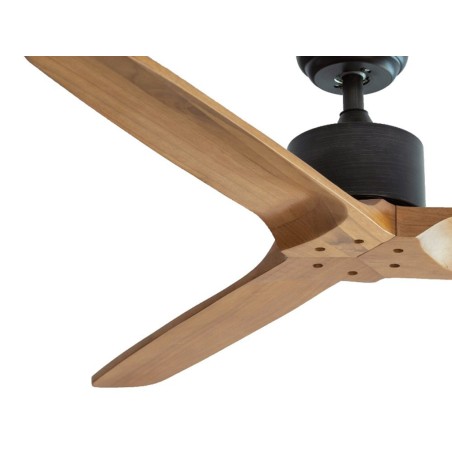 Ventilador De Techo Etesina Negro/Madera