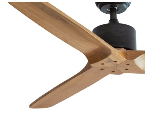 Ventilador De Techo Etesina Negro/Madera