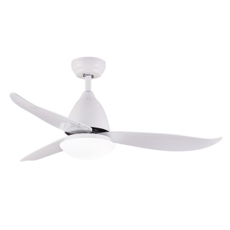 Ventilador De Sostre Amb Llum Kona Blanc