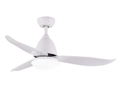 Ventilador De Sostre Amb Llum Kona Blanc