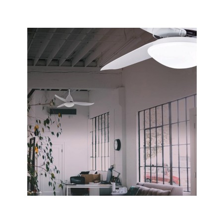 Ventilador De Sostre Amb Llum Kona Blanc