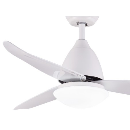 Ventilador De Sostre Amb Llum Kona Blanc