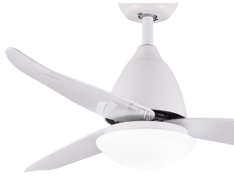 Ventilador De Sostre Amb Llum Kona Blanc