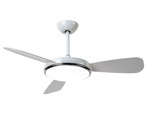 Ventilador De Sostre Amb Llum Leste Blanc