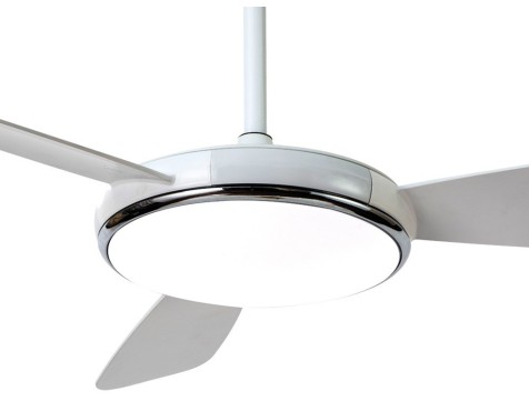 Ventilador De Techo Con Luz Leste Blanco