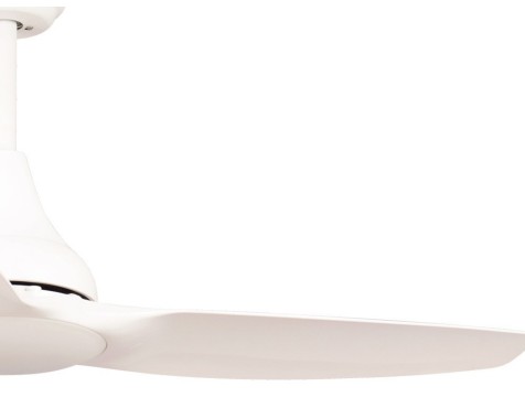 Ventilador De Techo Con Luz Leveche Blanco