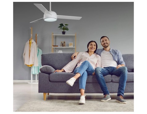 Ventilador De Sostre Amb Llum Pamper Blanc