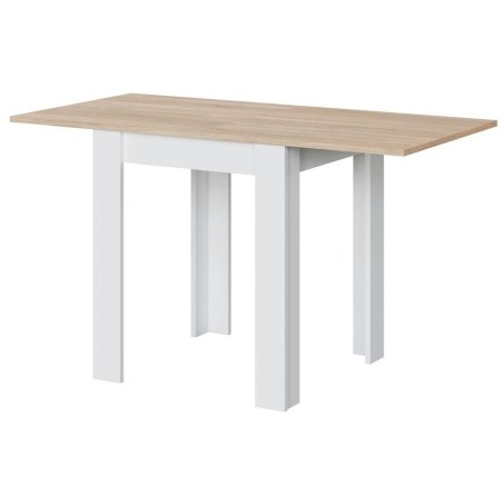  Mesa De Cocina Extensible Livre Roble Y Blanco