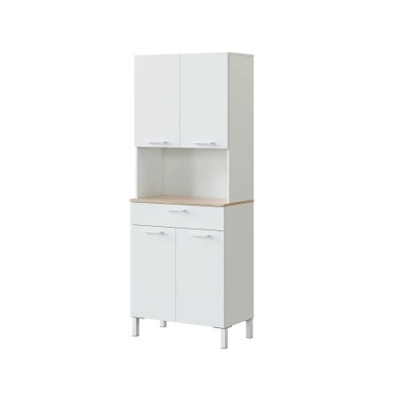 Mueble Auxiliar Cocina Roble Canadian Blanco Artik