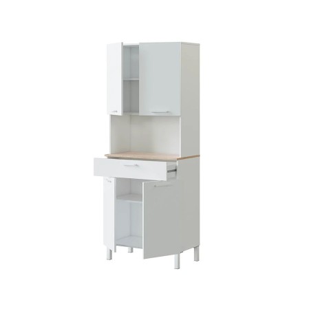 Mueble Auxiliar Cocina Roble Canadian Blanco Artik