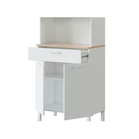 Mueble Auxiliar Cocina Roble Canadian Blanco Artik