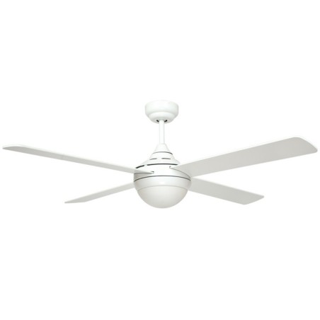 Ventilador De Techo Con Luz Blanco Baloo