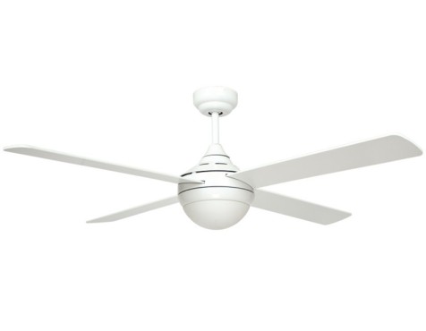 Ventilador De Techo Con Luz Blanco Baloo