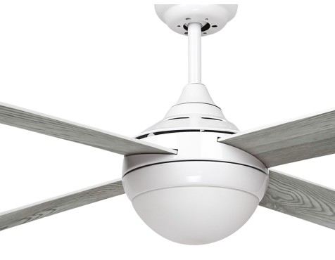 Ventilador De Techo Con Luz Blanco Baloo