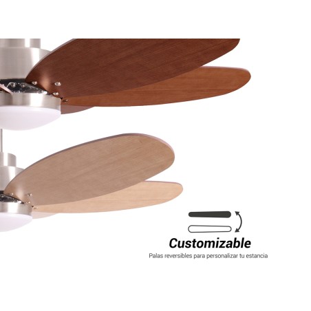 Ventilador De Techo Con Luz Rainbow M