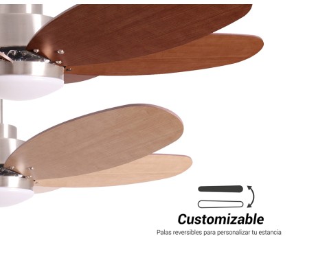 Ventilador De Techo Con Luz Rainbow M
