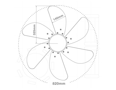 Ventilador De Techo Con Luz Larde Blanco