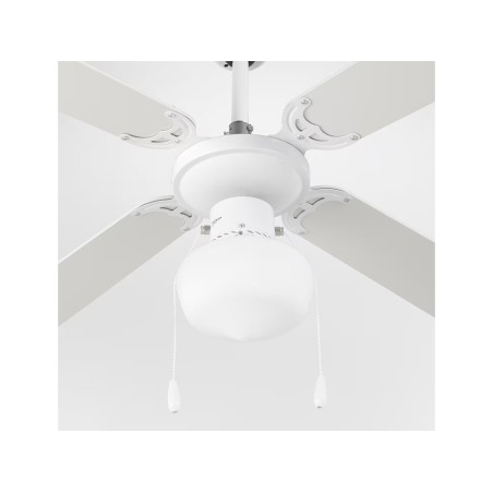  Ventilador De Sostre Amb Llum Blanc Barein