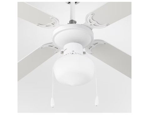  Ventilador De Sostre Amb Llum Blanc Barein