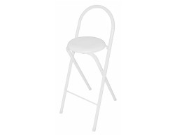 Taburete Alto Plegable Glory Blanco