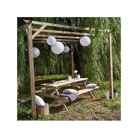 Pérgola De Madera Tratada Autoclave