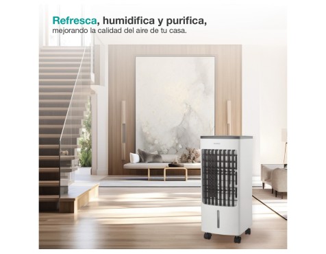 Climatizador Tatasu Con Control Remoto Blanco