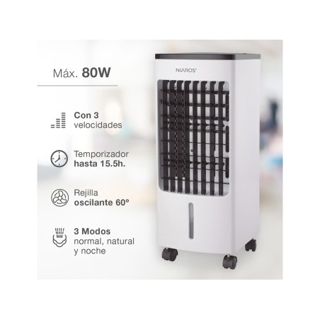 Climatitzador Tatasu Amb Control Remot Blanc
