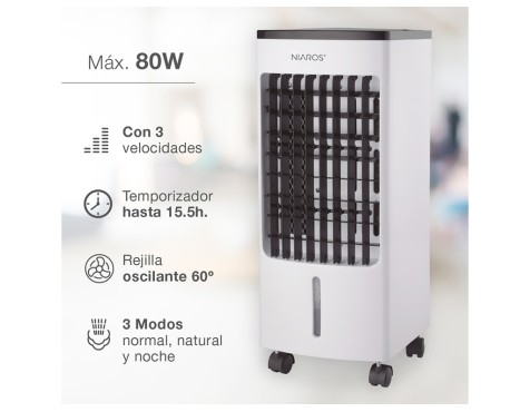 Climatitzador Tatasu Amb Control Remot Blanc