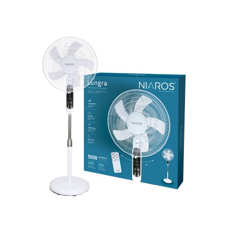 Ventilador De Pie Lungra Blanco