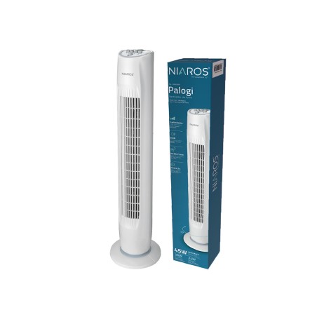 Ventilador De Torre Oscilante Palogi Blanco