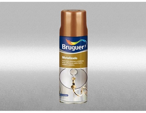 Spray Bruguer Metalizado Plata