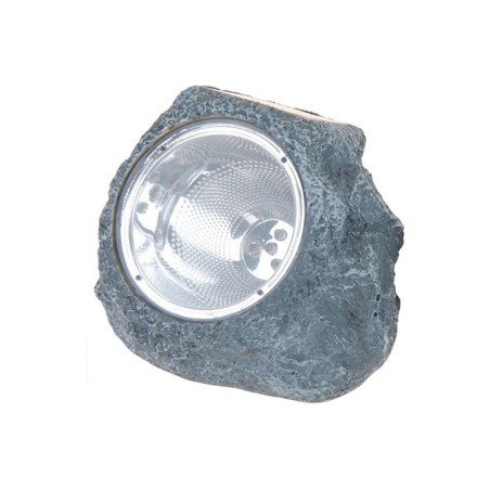 Luz Solar Led Roca Jardín 3 Modelos