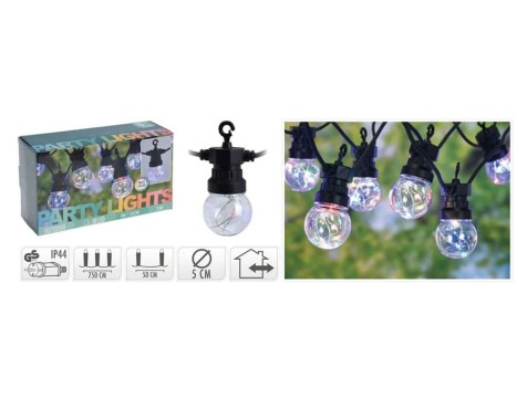 Guirnalda 10 Bombillas Led Multicolor