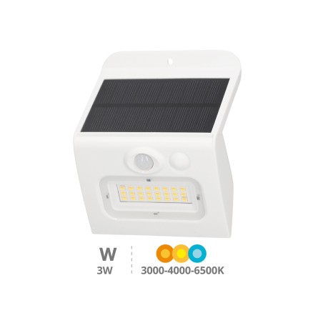 Aplic Solar Led Egoda Amb Sensor Blanc